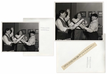 Lot of Twenty 10 x 8 Glossy Photos Featuring Shemp, From Various Three Stooges Films -- Very Good Condition